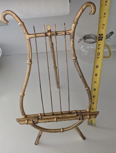 Vtg iron tabletop art - vtg, music