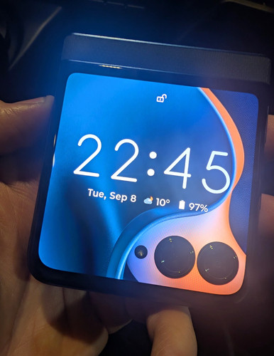 Motorola razr blue - motorola,