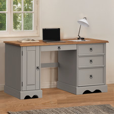Corona computer desk grey - computer,