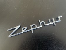 Ford Zephyr Mk 3 Script Badge. Complete And With All Mounting Pins