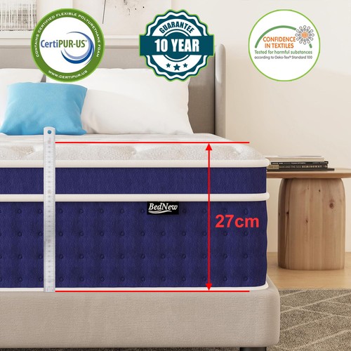27cm luxury pocket sprung - 27cm,