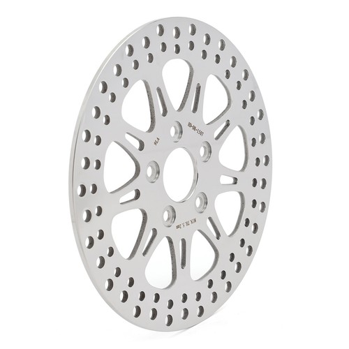 Polished rear brake disc - polished, 11.5"