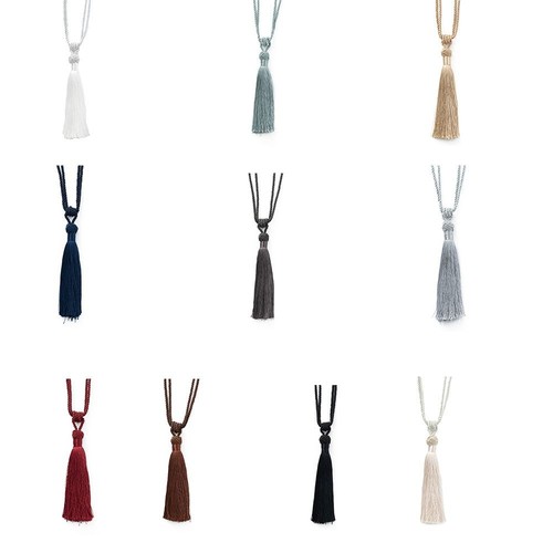 Simple large tassel curtain - tassel,