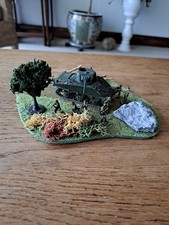 Ww2 Sherman Tank and Troops