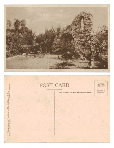 Vintage postcard grotto - postcard,