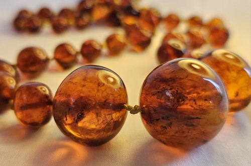 Vintage baltic amber graduated - baltic,