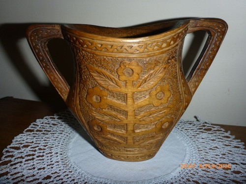 Vintage wooden carved - wooden, shepards