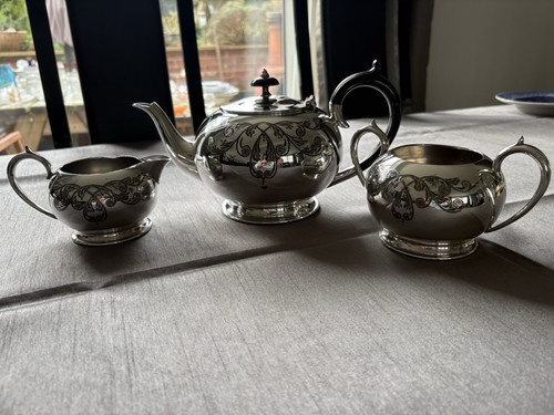 Vintage silver plated tea - plated, set