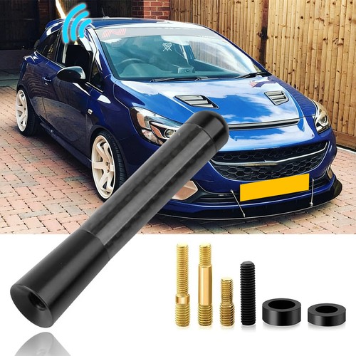 Black car radio aerial - black,