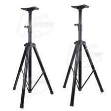 1 Pair 90cm-180cm Adjustable Height Floor Stand Speaker Tripod for DJ PA Speaker