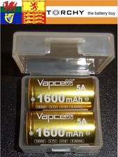 2x Vapcell 18350 1600mAh H16