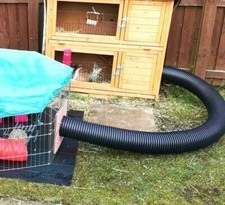 3FT RUNAROUND 6" RABBIT HUTCH