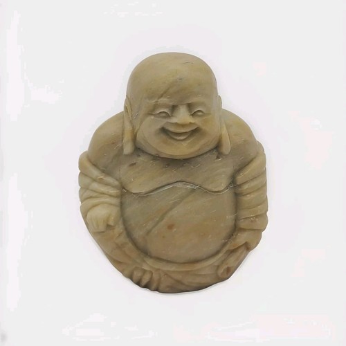 Vtg carved soapstone - carved, sitting
