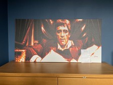 George Ioannou iconic scar face painting ‘don’t get high on your own supply’.