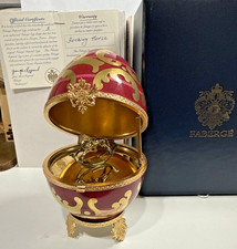 FABERGE LIMOGES Egg ROCKING