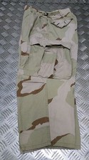Genuine US Ripstop 6 Pocket Combat / Field Cut Down Trousers Desert Camo Shorts
