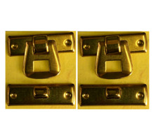 Jewel Case Clips Electro Brass