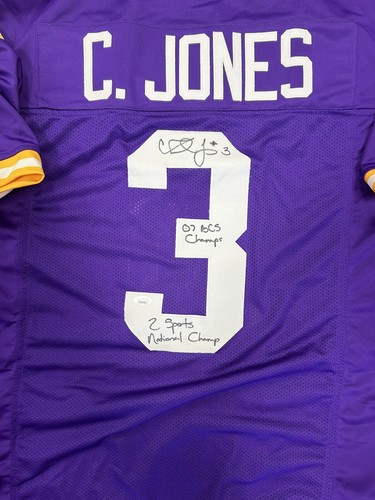 Chad jones lsu - tigers, signed