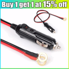 Heavy Duty 15A Male Plug Car Cigarette Lighter Power Adapter Supply Cable 12V