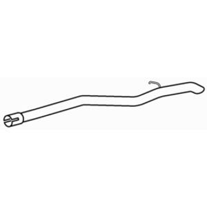 Exhaust tail pipe - pipe, for