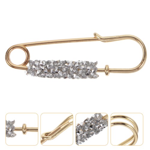 1pc rhinestone brooch safety - rhinestone,