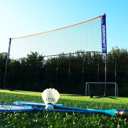 Portable badminton net set - portable,
