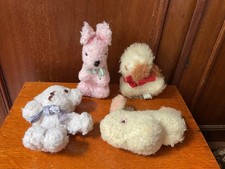 4 1950's Plush Toys For Babies