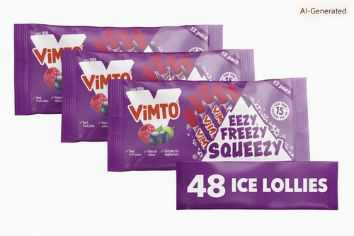 Vimto juice ice pops - juice,