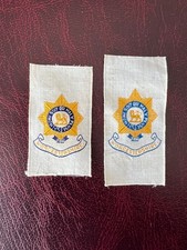 Anstie WW1 Silk - REGIMENTAL BADGES - # Worcestershire  - 2 colour variations