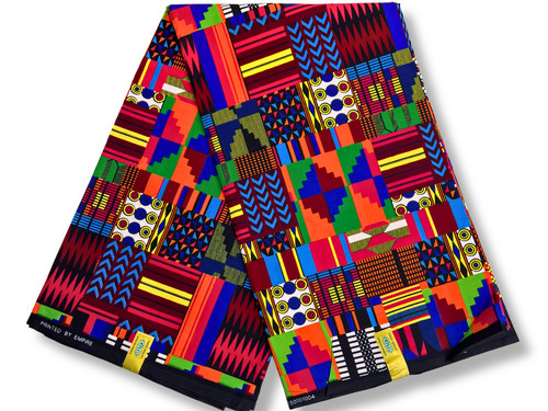 Kente african wax - print, fabric