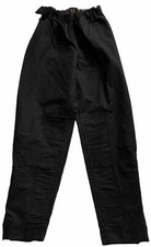 Vintage Ladies Womens Belstaff Wax Motorcycle Trousers Waxed UK Size Small Black