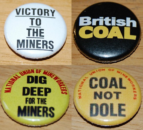 Coal not dole button - coal,