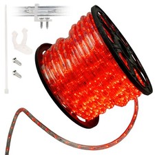 Assorted Sizes 3/8" Red LED