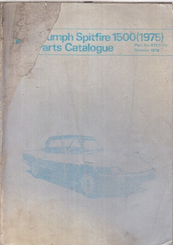 Triumph spitfire 1500 original - triumph,