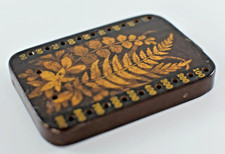 ANTIQUE FERN WARE BEZIQUE CARD