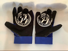 Authentic AJ Styles Wrestling Gloves. Black & Blue Replica Set.  WWE Wrestlers