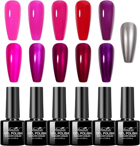 Chrome gel nail polish set - chrome, 5