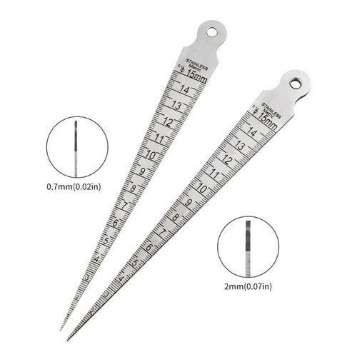 Precise taper gauge feeler - gauge, gap