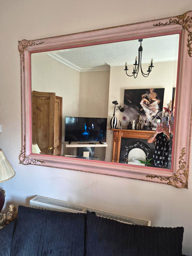 Ornate framed wall mirror - ornate,