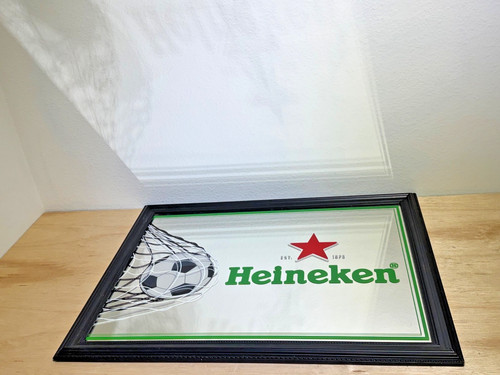Heineken beer mirror soccer - beer,