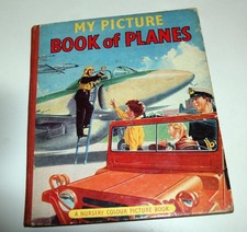 My Picture Book of Planes 1950s Vintage Children's Airliners Fleet Air Arm