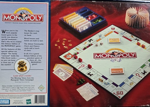 Monopoly deluxe 1998 vintage - deluxe,
