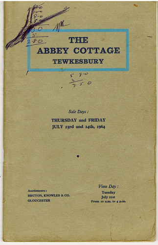 1964 auction catalogue abbey - 1964, catalogue:
