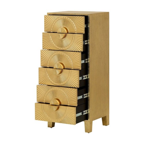 Gold embossed metal tall - metal, boy