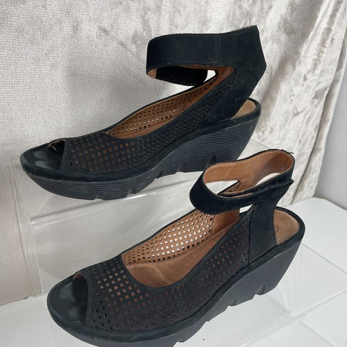 Clarks artisan black suede - clarks,