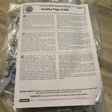 No Box Complete AIRFIX Handley Page  0/400 1:72 MODEL KIT Sealed  06007