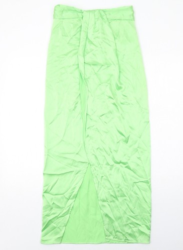 Zara womens green polyester - zara,