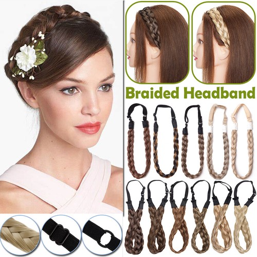 Thick braided headband real - braided,