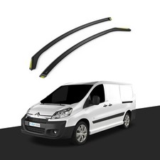 CITROEN Dispatch/Jumpy MK2 2007-2016 2/4 Door Van Wind Deflectors 2pc Tinted