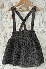 Girls Age 3-4 Years - Next Denim Skirt With Braces